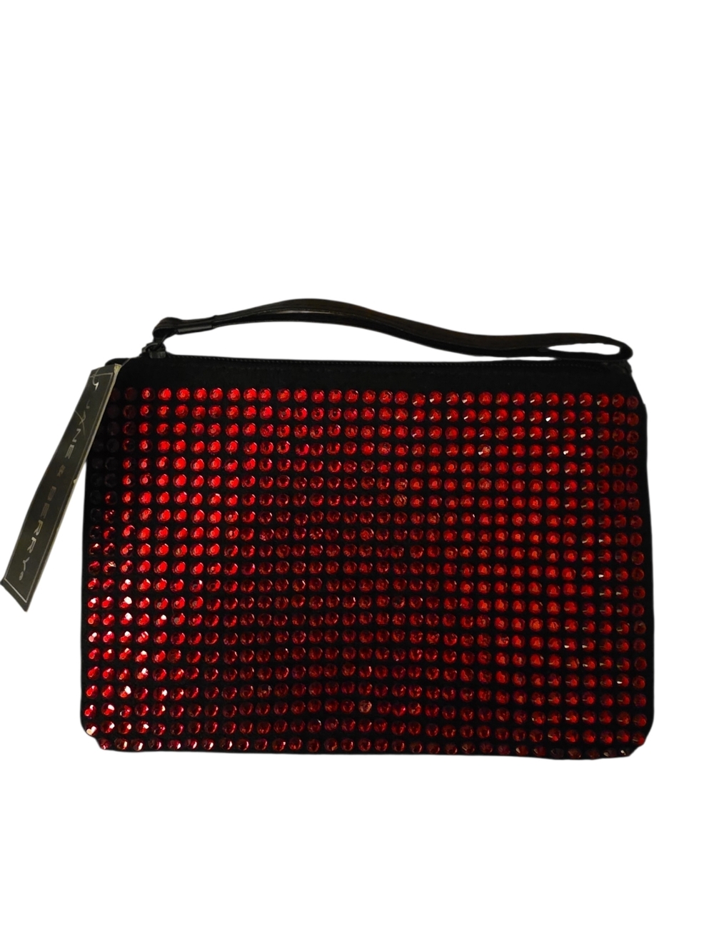 Jane & Berry Red Crystal Wristlet Clutch
